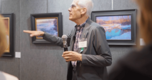 richard mckinley pastel exhibition walkthrough at iaps convention