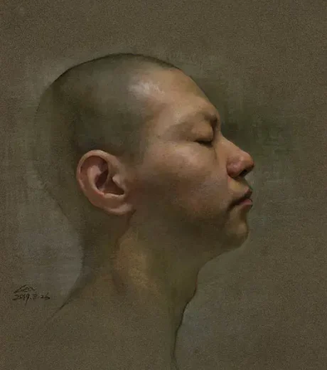 He Shilei_Self-portrait